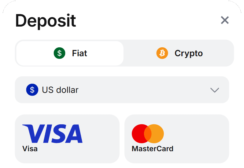 1Win deposit — official USD Fiat cashier, Visa and Mastercard