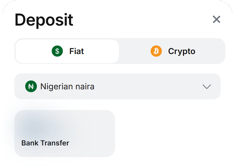 1Win Nigeria deposit — official cashier Bank Transfer, Opay only if listed