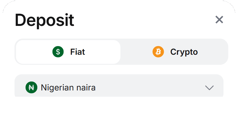 1Win Nigeria deposit — official Fiat Nigerian naira picker