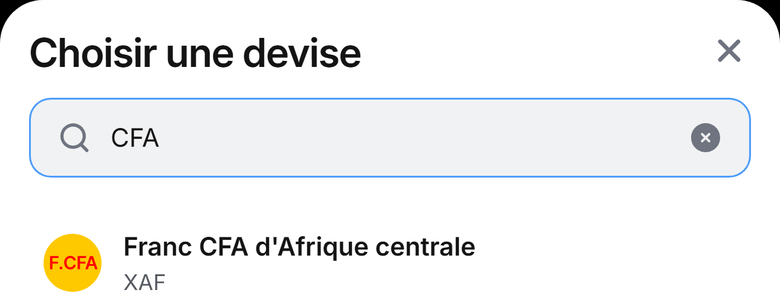 Code promo 1Win Cameroun — choisir Franc CFA Afrique centrale XAF