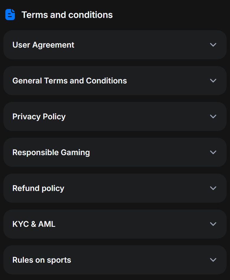 Is 1Win legit — official Rules list, User Agreement KYC AML Responsible Gaming